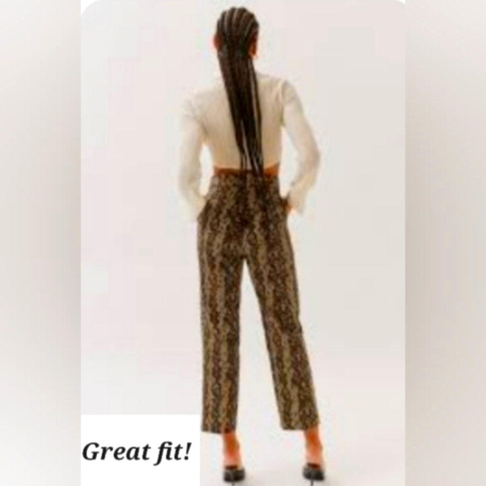 Dickies Camden  brown snake print trouser pants Also available/ Size 6R
